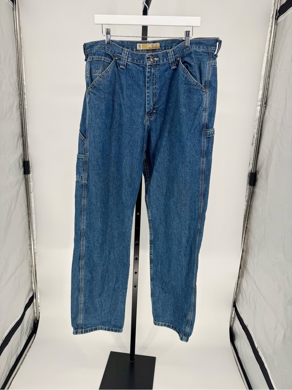 Lee Men's Blue Denim Carpenter Jeans sz38x34